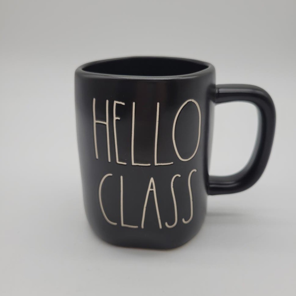 Rae Dunn Hello Class‎ Black Mug